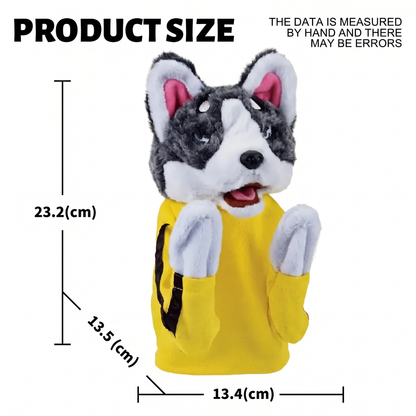Medidas do BoxerBuddy: 23,2 cm de altura, 13,5 cm de profundidade e 13,4 cm de largura
